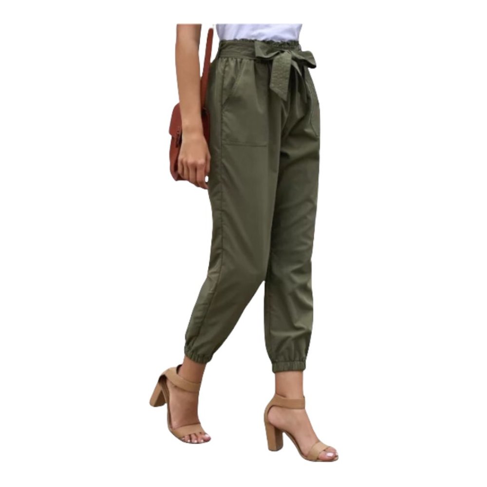 Belted Frock-Style Pants - Picture 11 of 12